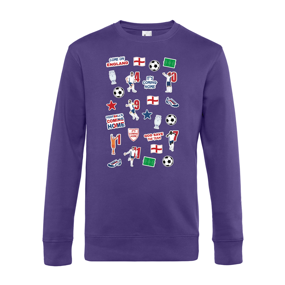 England Collage Crew Neck Sweatshirt - Image 20