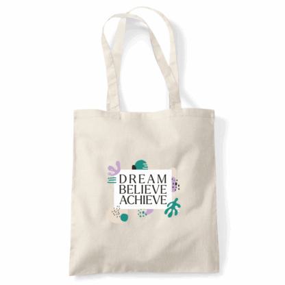 Dream Believe Achieve Tote Bag - Image 15