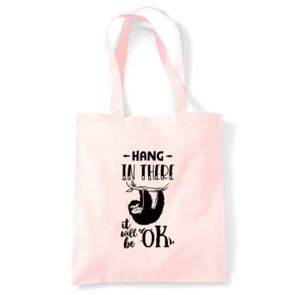 Hang In There Sloth Tote Bag - Image 27