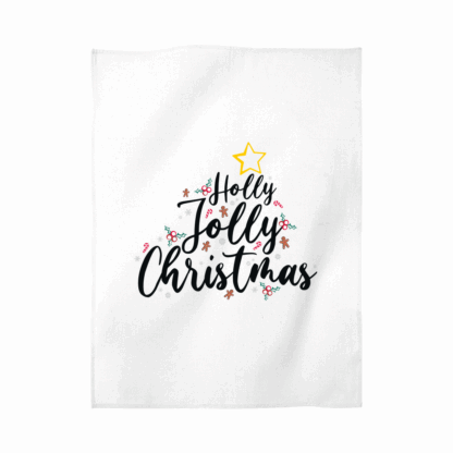Holly Jolly Christmas Tea Towel
