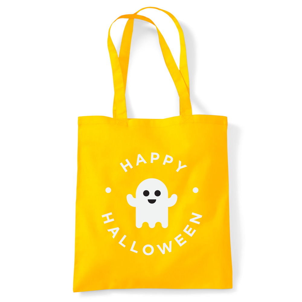 Happy Halloween Ghost Personalised Cotton Tote Bag - Image 15