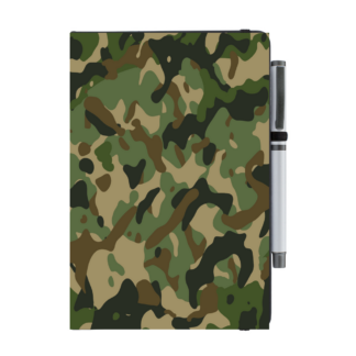 Camouflage Personalised Notebook with Pen