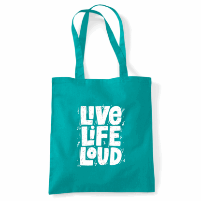Live Life Loud Tote Bag - Image 43