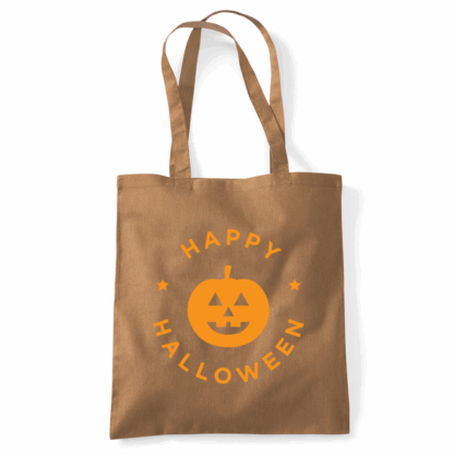 Happy Halloween Pumpkin Personalised Tote Bag - Image 48