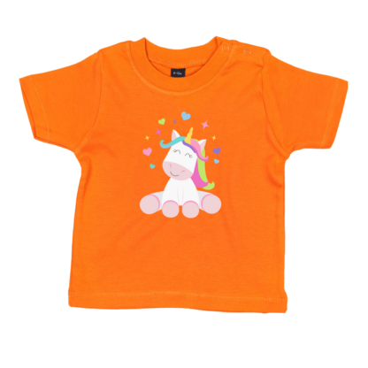 Cute Unicorn Personalised Baby/Toddler T-Shirt - Image 8