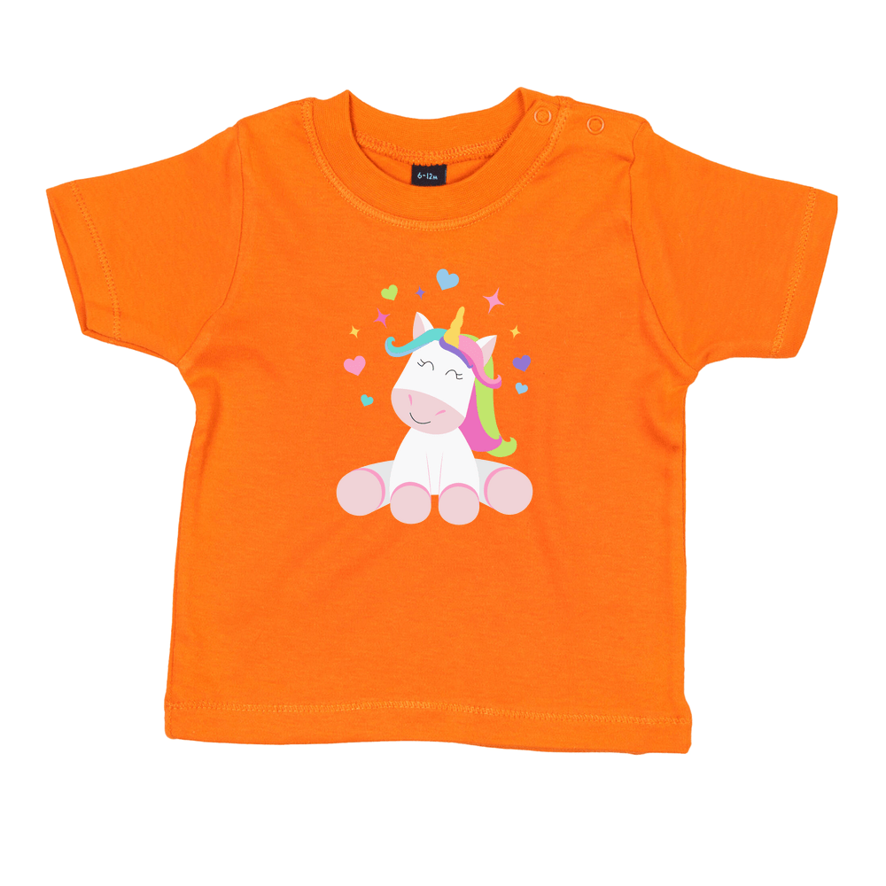 Cute Unicorn Personalised Baby/Toddler T-Shirt - Image 8