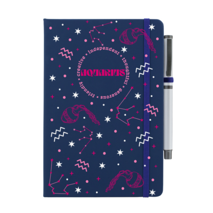 Aquarius Notebook with Pen - Image 7