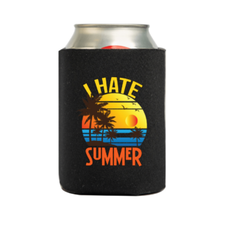 I Hate Summer Can Cooler Sleeve