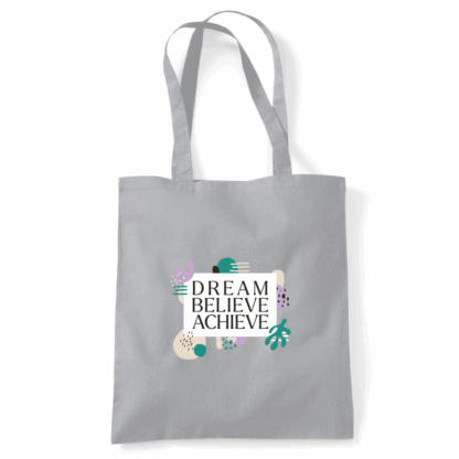 Dream Believe Achieve Tote Bag - Image 16