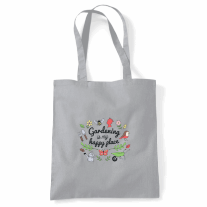Gardening is my Happy Place Tote Bag - Image 5