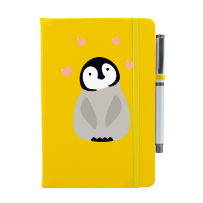 Penguin Personalised Notebook with Pen - Image 7