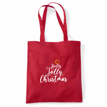 Holly Jolly Christmas Tote Bag - Image 13