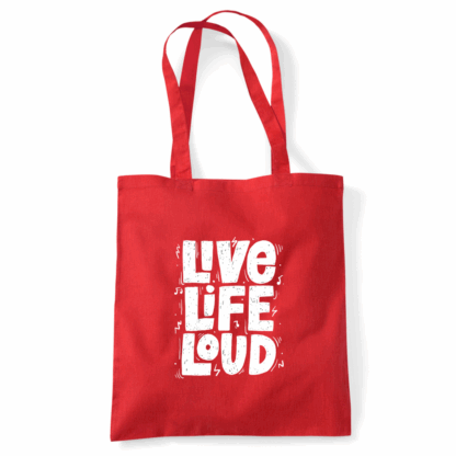 Live Life Loud Tote Bag - Image 33