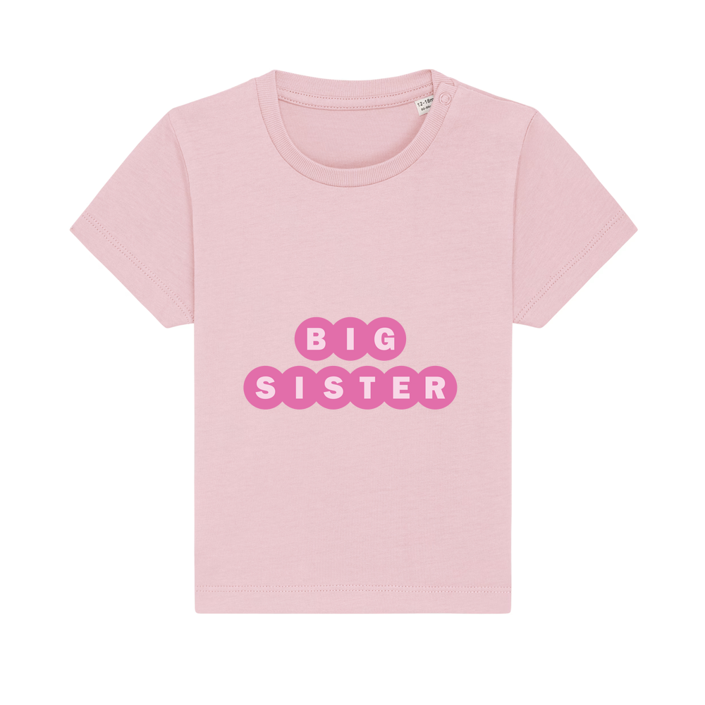Big Sister Personalised Baby/Toddler T-Shirt - Image 2
