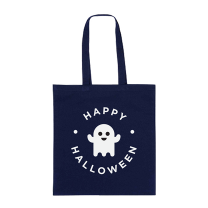 Happy Halloween Ghost Personalised Cotton Tote Bag - Image 3