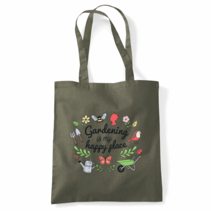 Gardening is my Happy Place Tote Bag - Image 31