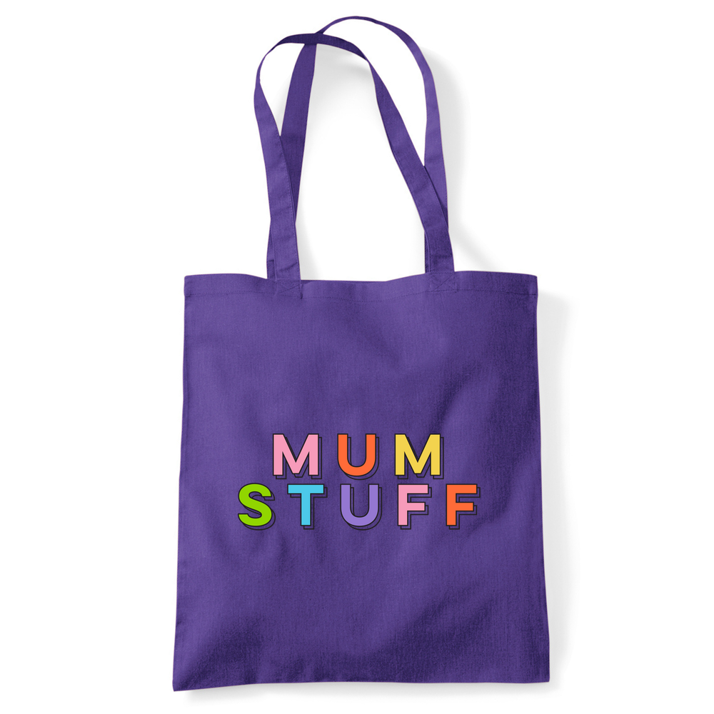 Mum Stuff Personalised Organic Cotton  Tote Bag - Image 19