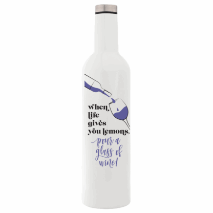 When Life Gives You Lemons Bottle Flask - Image 2