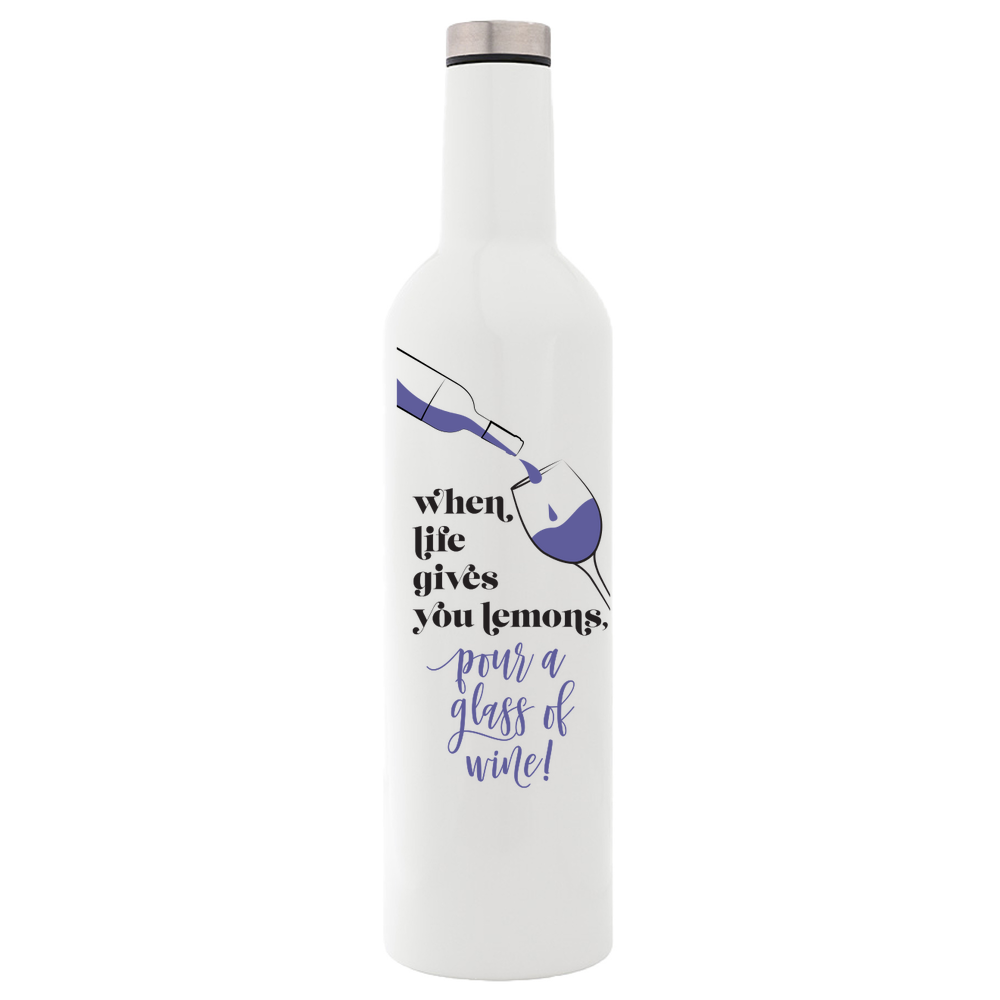 When Life Gives You Lemons Bottle Flask - Image 2