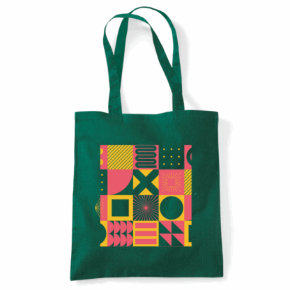Square Patterns Tote Bag - Image 41