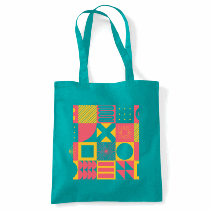 Square Patterns Tote Bag - Image 43