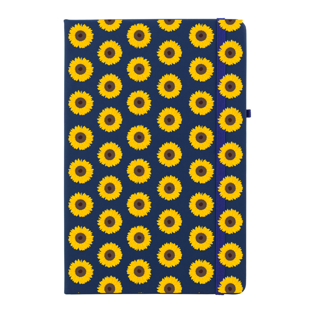 Sunflower Pattern Personalised Notebook - Image 10
