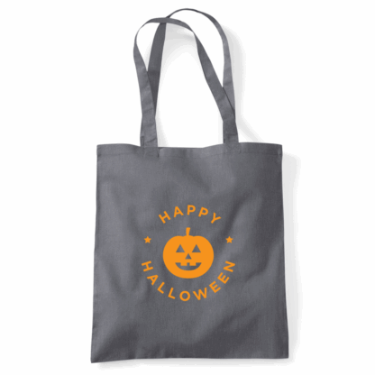 Happy Halloween Pumpkin Personalised Tote Bag - Image 10