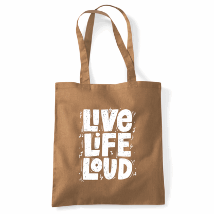 Live Life Loud Tote Bag - Image 48