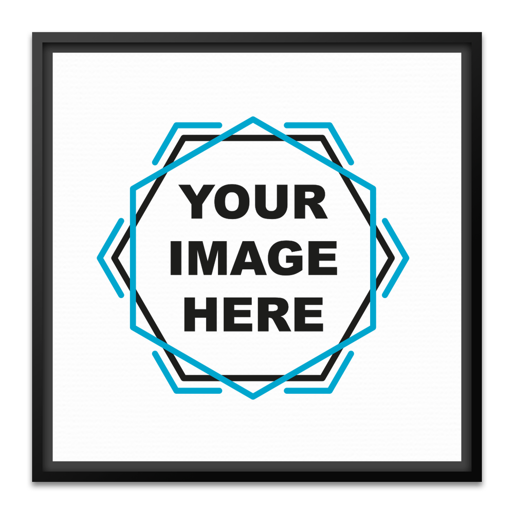 Custom Black Framed Canvas - Square - Image 3