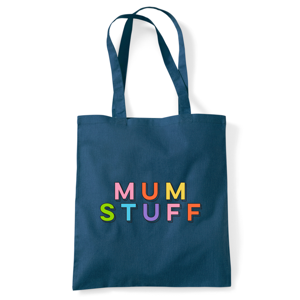 Mum Stuff Personalised Organic Cotton  Tote Bag - Image 10