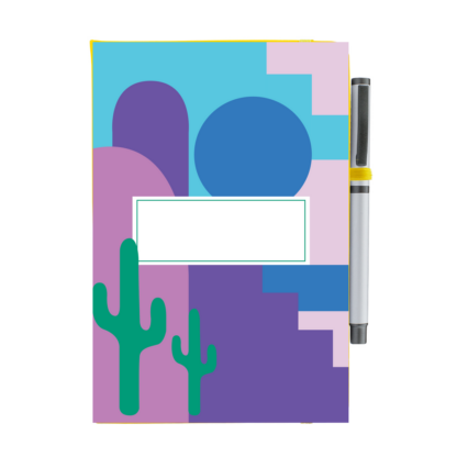 Abstract Desert Personalised Notebook with Pen - Image 11