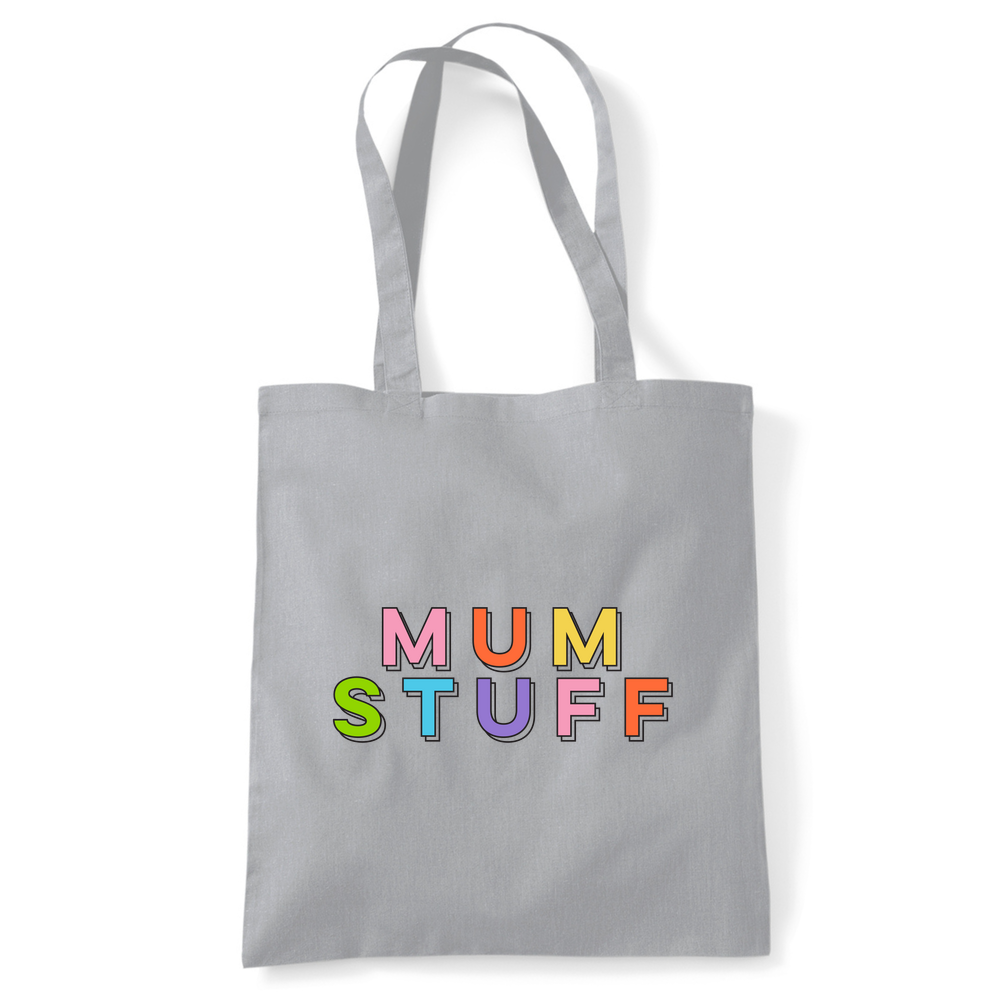 Mum Stuff Personalised Organic Cotton  Tote Bag - Image 6
