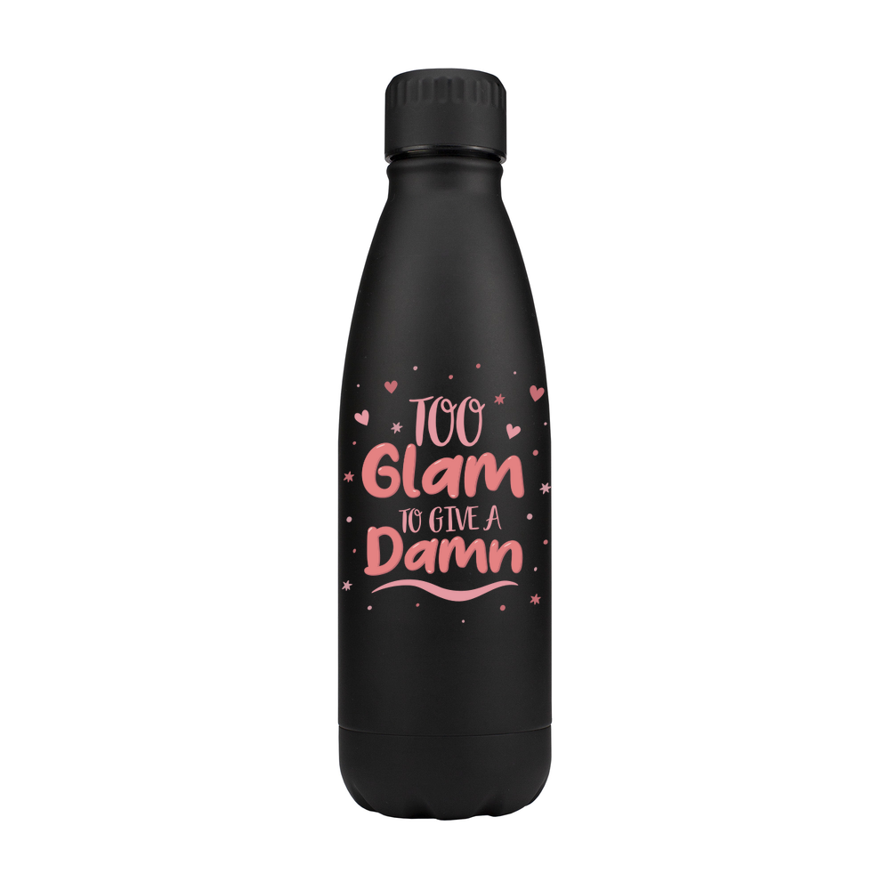 Too Glam To Give A Damn Personalised Metal Bottle - Image 2