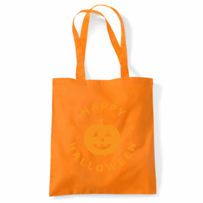 Happy Halloween Pumpkin Personalised Tote Bag - Image 16