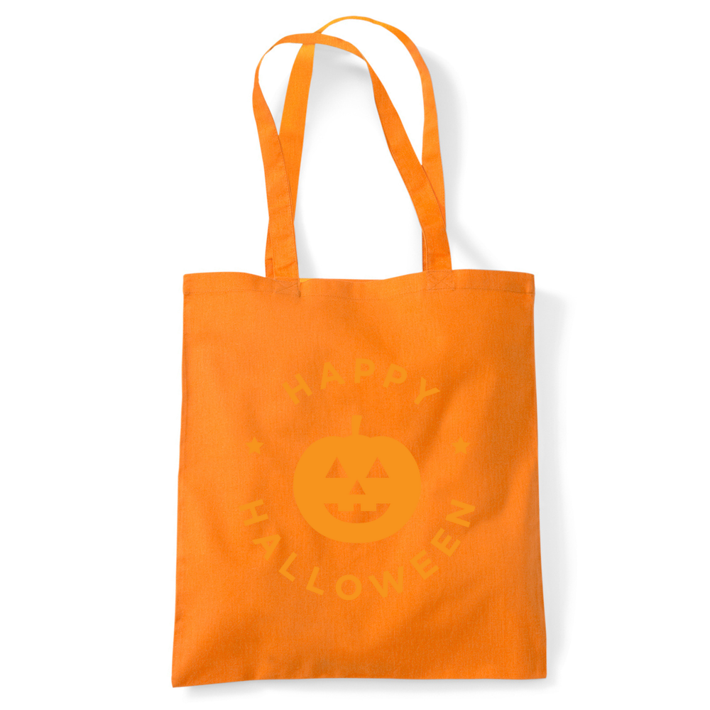 Happy Halloween Pumpkin Personalised Tote Bag - Image 16