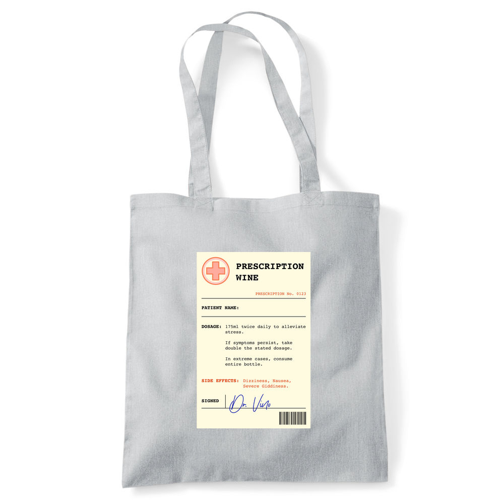 Wine Prescription Personalised Tote Bag - Image 6