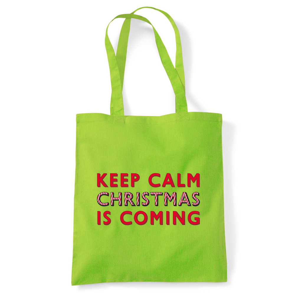 Keep Calm Christmas Is Coming Tote Bag - Image 38