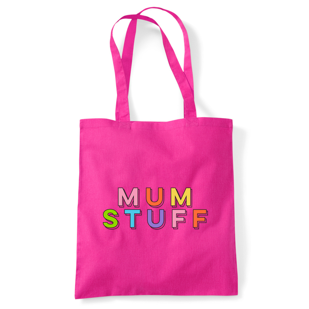 Mum Stuff Personalised Organic Cotton  Tote Bag - Image 21
