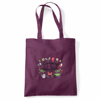 Gardening is my Happy Place Tote Bag - Image 19