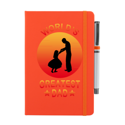 World's Greatest Dad Personalised Notebook with Pen - Image 10