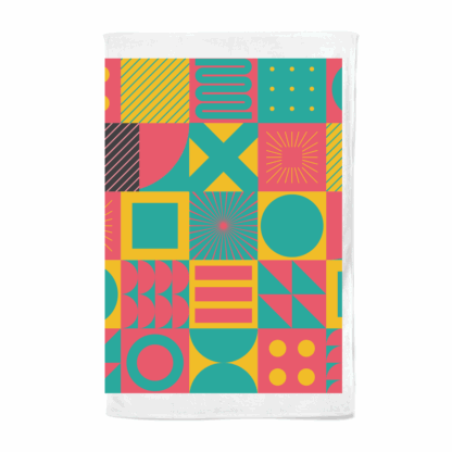 Square Patterns Tea Towel