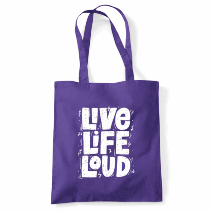 Live Life Loud Tote Bag - Image 5
