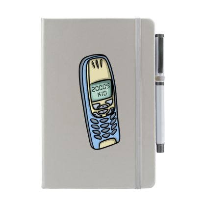 2000s Kid Phone Personalised Notebook with Pen - Image 9
