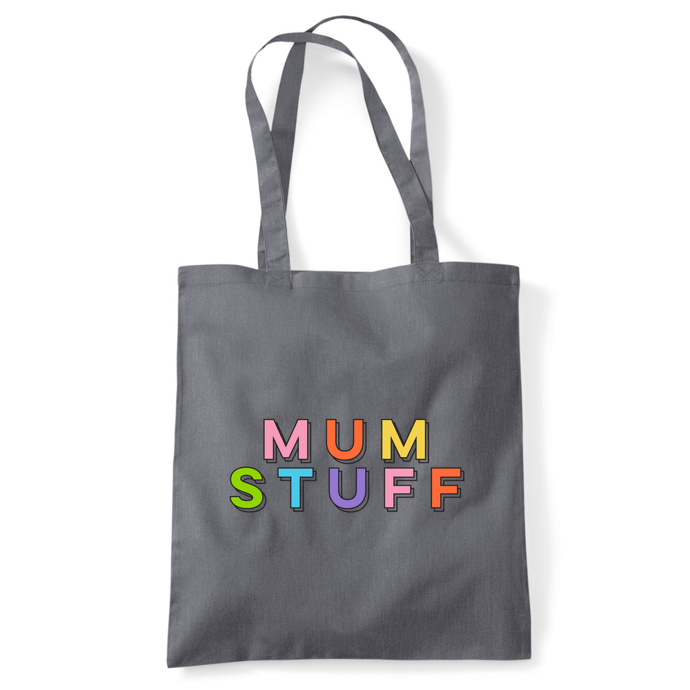 Mum Stuff Personalised Organic Cotton  Tote Bag - Image 7