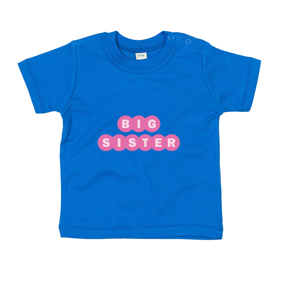 Big Sister Personalised Baby/Toddler T-Shirt - Image 9