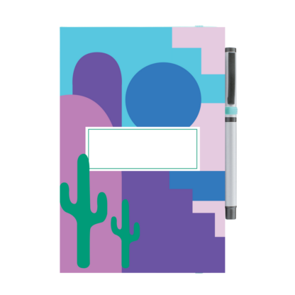 Abstract Desert Personalised Notebook with Pen - Image 14
