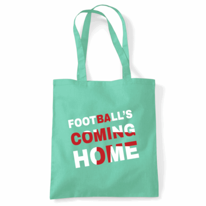 Football's Coming Home Coloured Cotton Tote Bag - Image 32