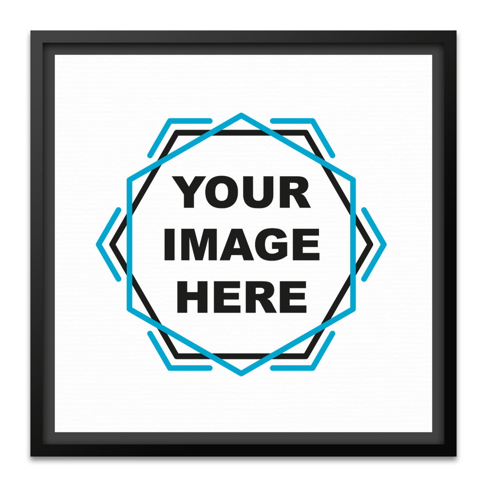 Custom Black Framed Canvas - Square - Image 2