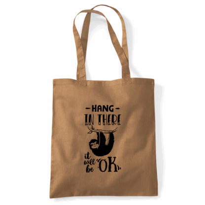 Hang In There Sloth Tote Bag - Image 48