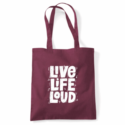 Live Life Loud Tote Bag - Image 31